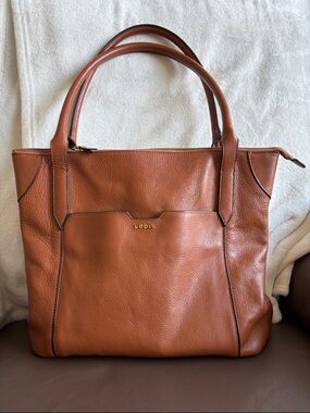 Lodis leather tote